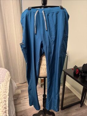 Landau teal scrub pants